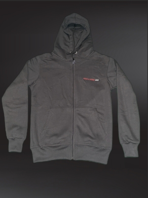 Dark grey hoodie front  Thumb