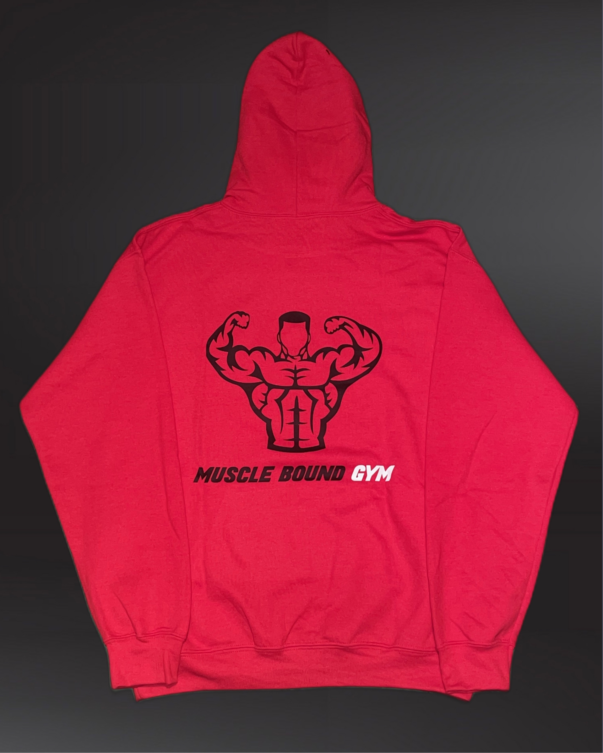 Muscle Bound Gym Red Hoodie limited run product